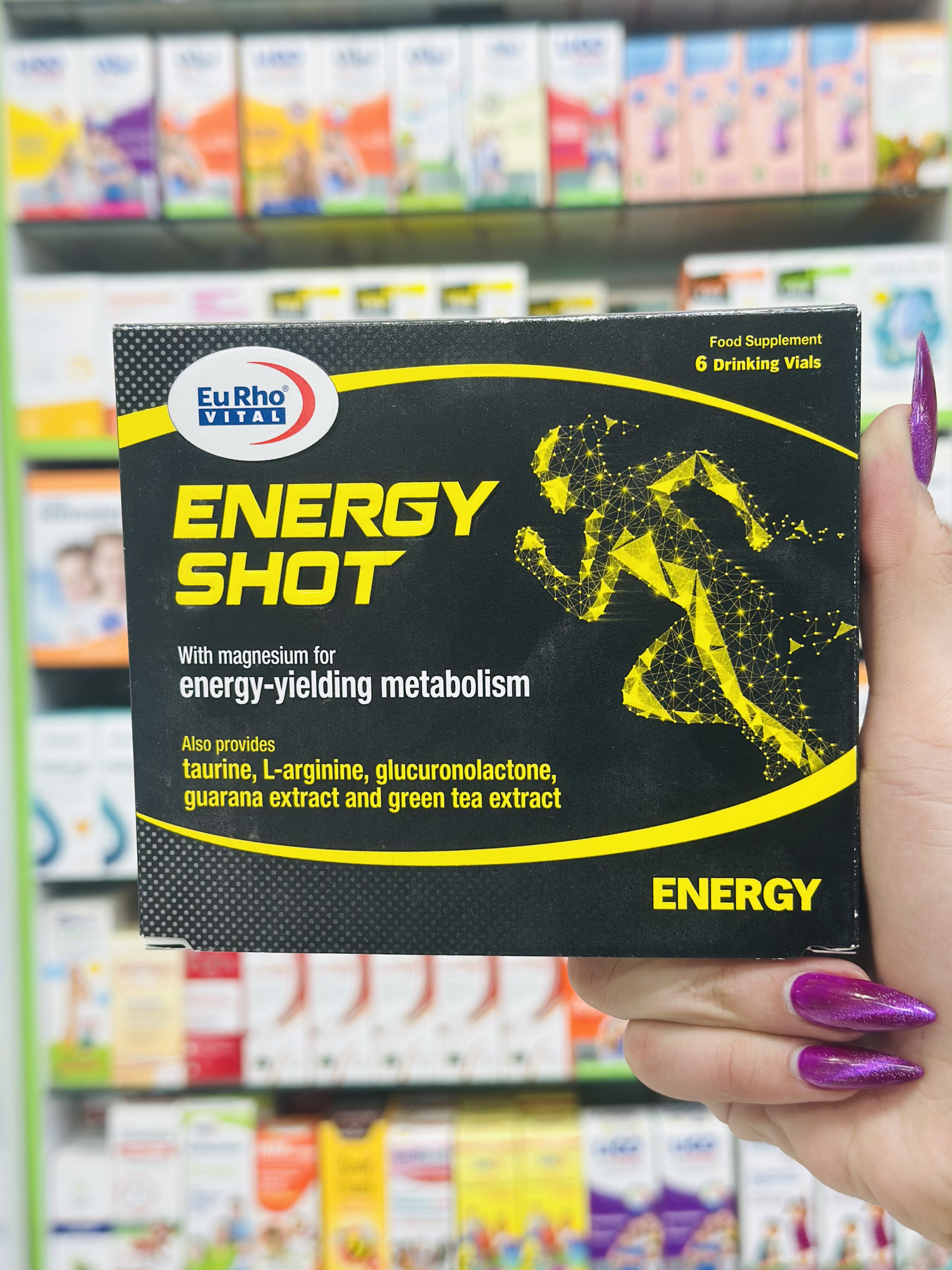 ویال مکمل تقویتی و انرژی زا انرژی شات یوروویتال۲۰۲۶/۰۹