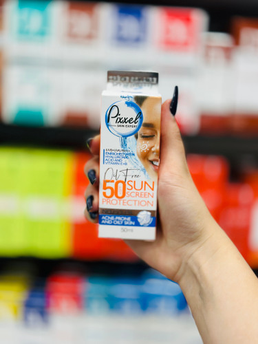 کرم ضد آفتاب پیکسل SPF50 پوست چرب (بی رنگ)