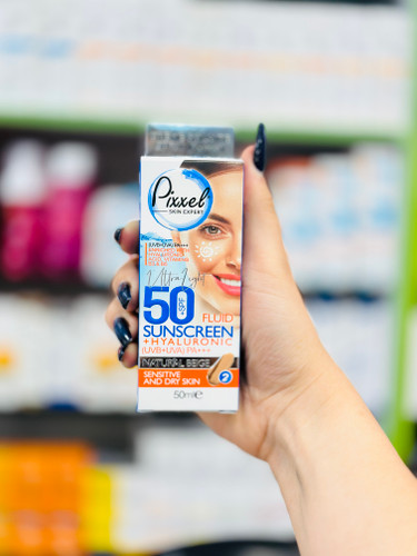 کرم ضد آفتاب پیکسل SPF50 پوست خشک (بژ طبیعی (2))