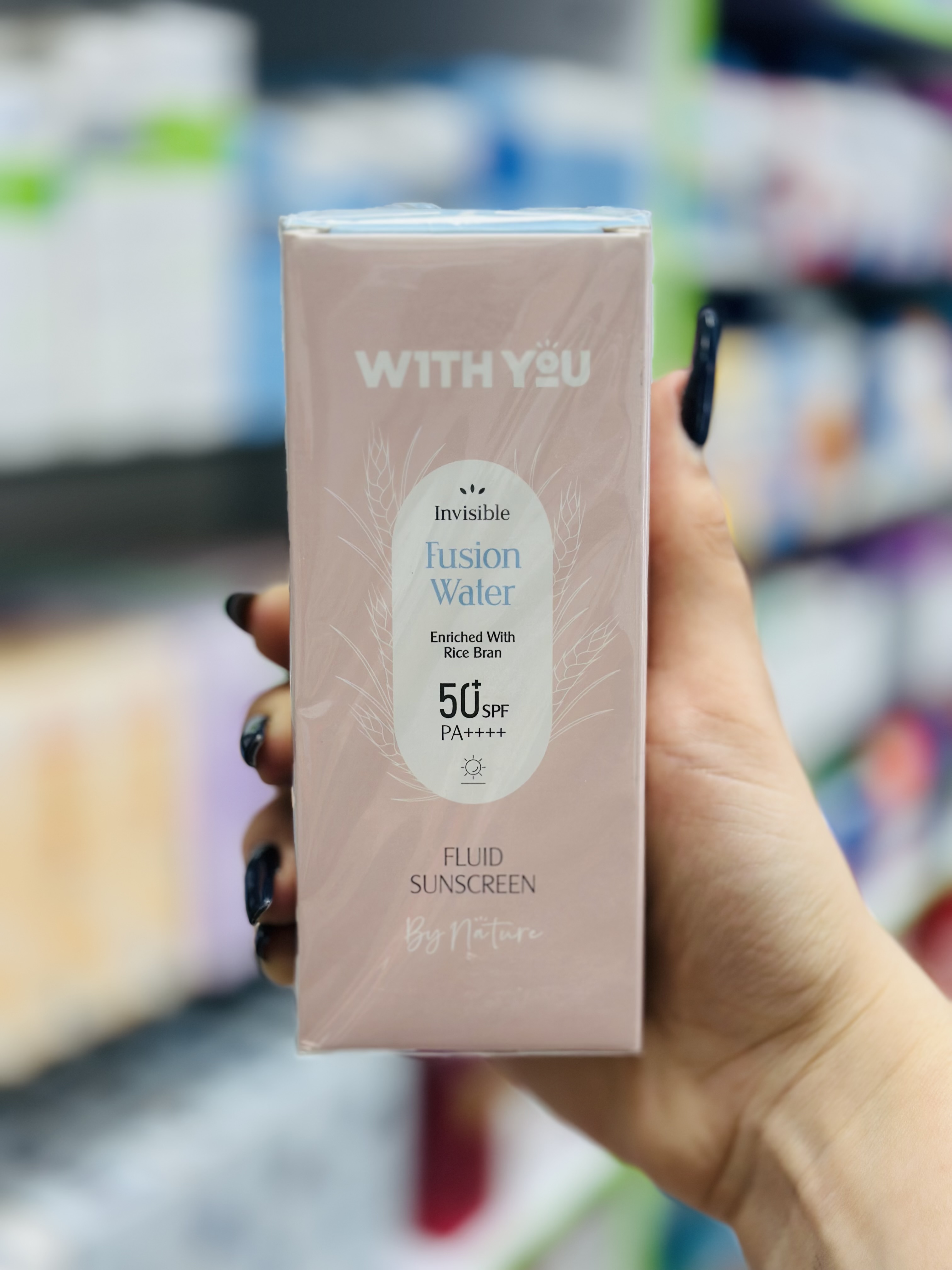 فلوئید ضد آفتاب فیوژن واتر SPF50 بی رنگ (30 میلی لیتر) ویت یو