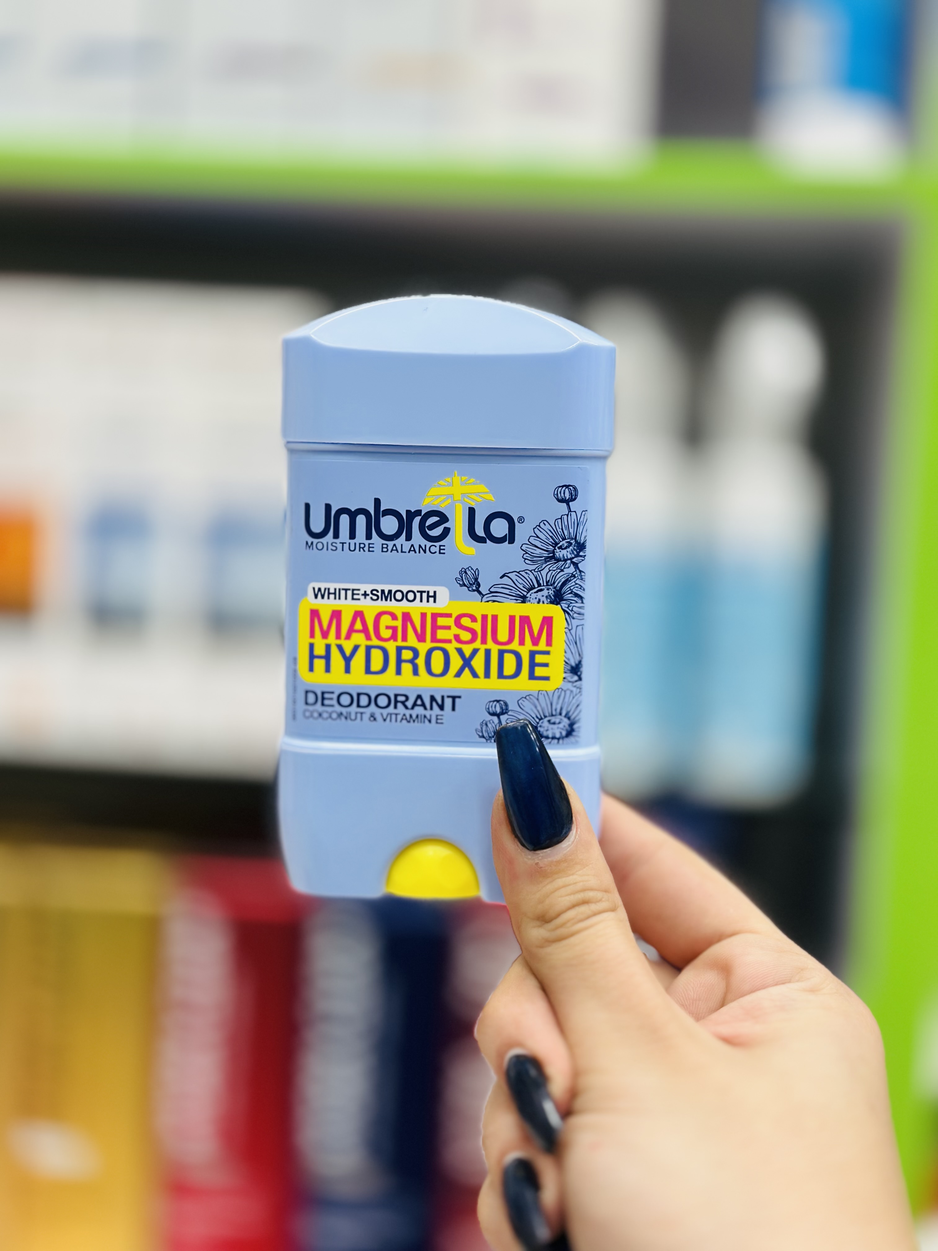 استیک ضد تعریق زنانه آمبرلا مدل White+Smooth حجم 75 میلی‌ لیتر