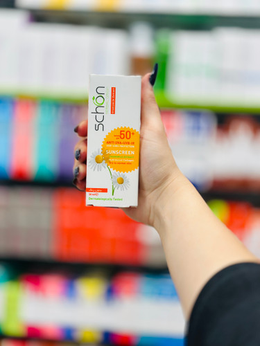 ضدآفتاب شون SPF50 پوست خشک تا نرمال (بی رنگ)