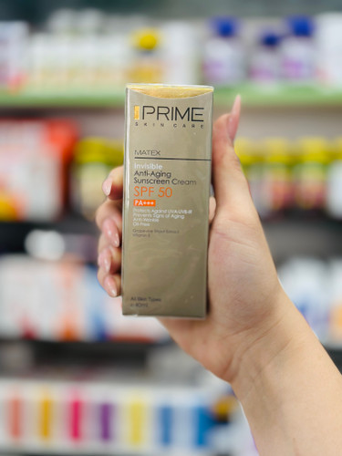 کرم ضد آفتاب جوان کننده SPF50 (بی رنگ) پرایم