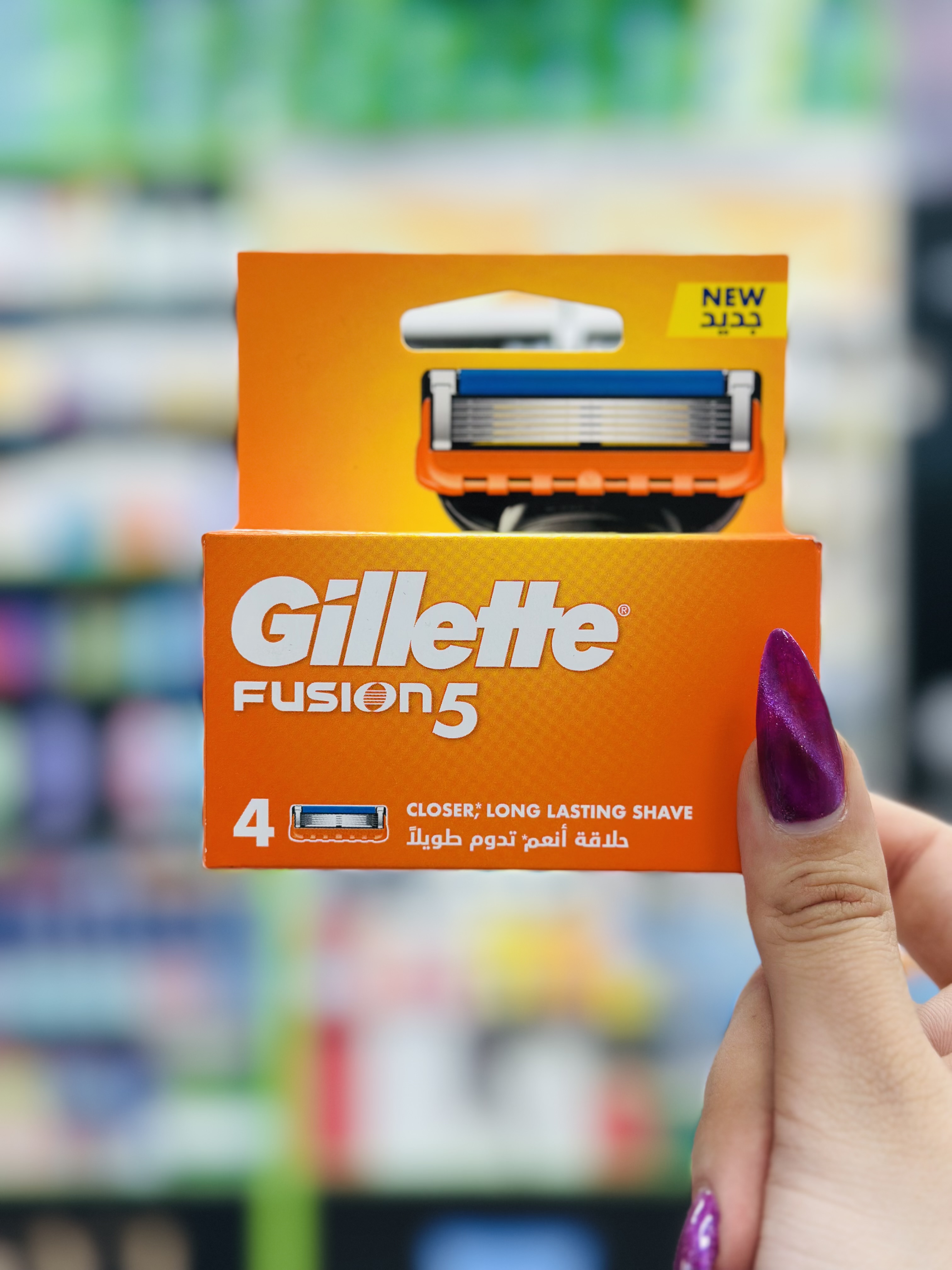 تیغ یدک ژیلت فیوژن 5 مدل Fusion 5 بسته 4 عددی (اصل) برند Gillette