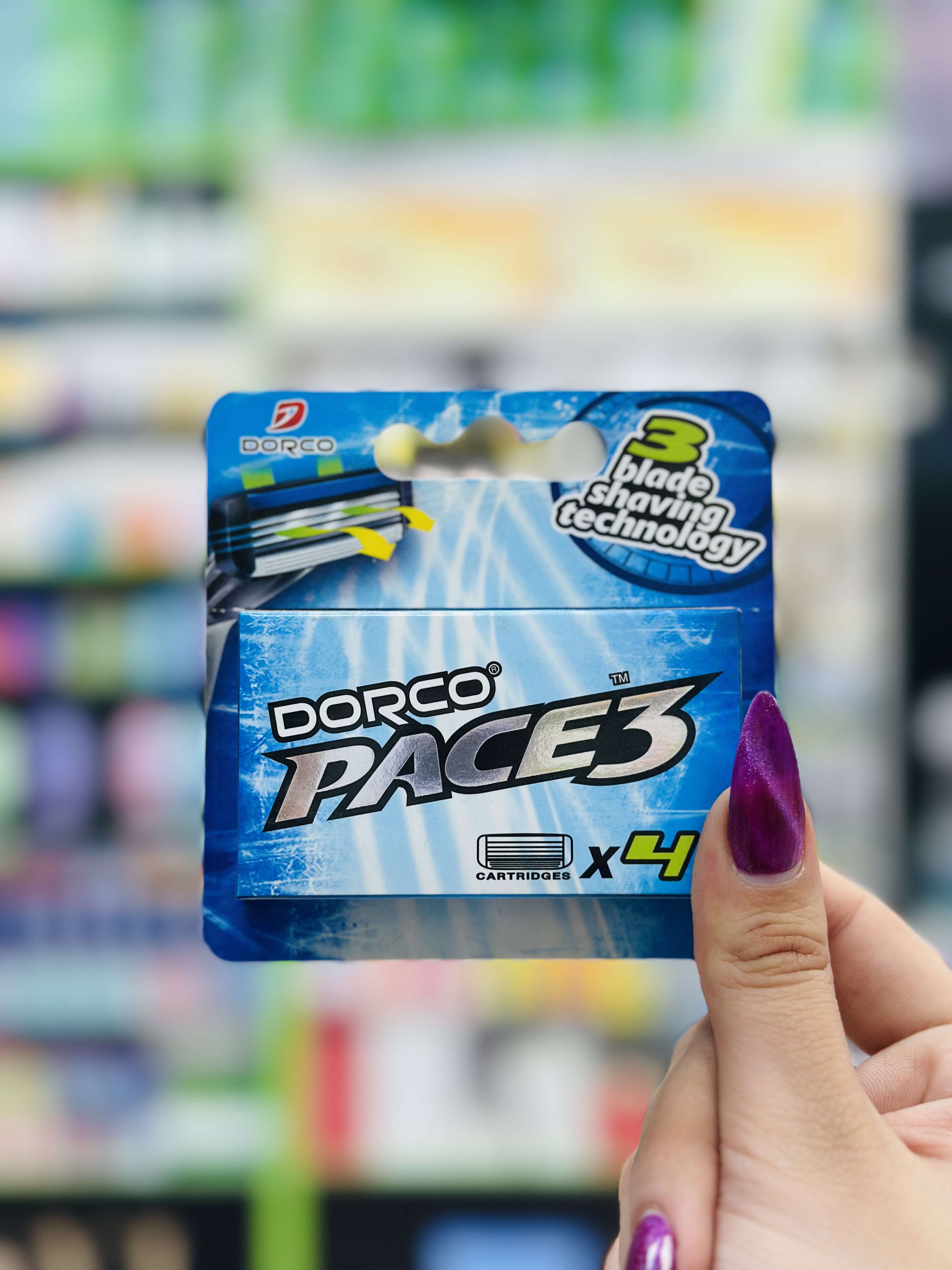 تیغ یدک دورکو مدل pace 3 تحت لیسانس بسته ۴ عددی