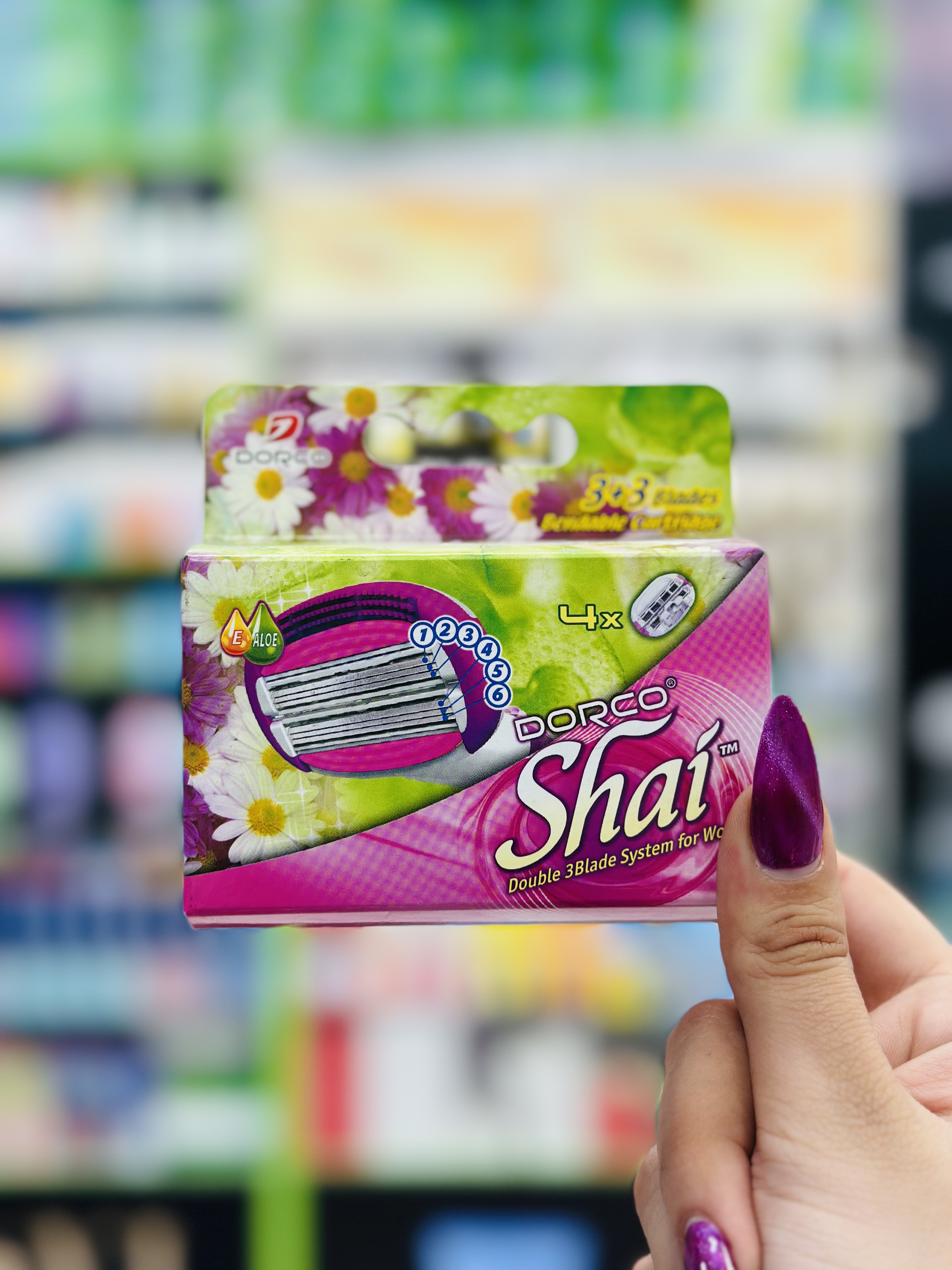 تیغ یدک دورکو مدل shaving care shai بسته 4 عددی