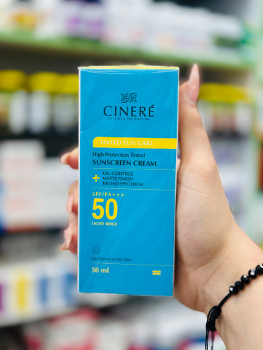 کرم ضد آفتاب رنگی SPF50 پلاس (بژ روشن) سینره