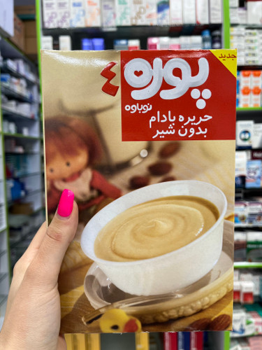 حریره بادام بدون شیر 4 پوره