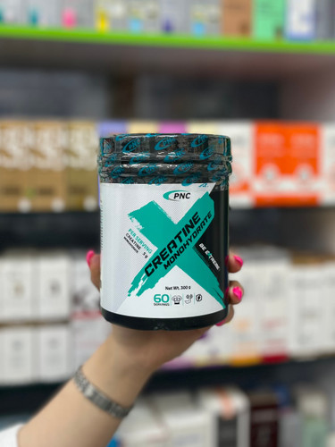 کراتین مونوهیدرات ۳۰۰ گرم پی ان سی