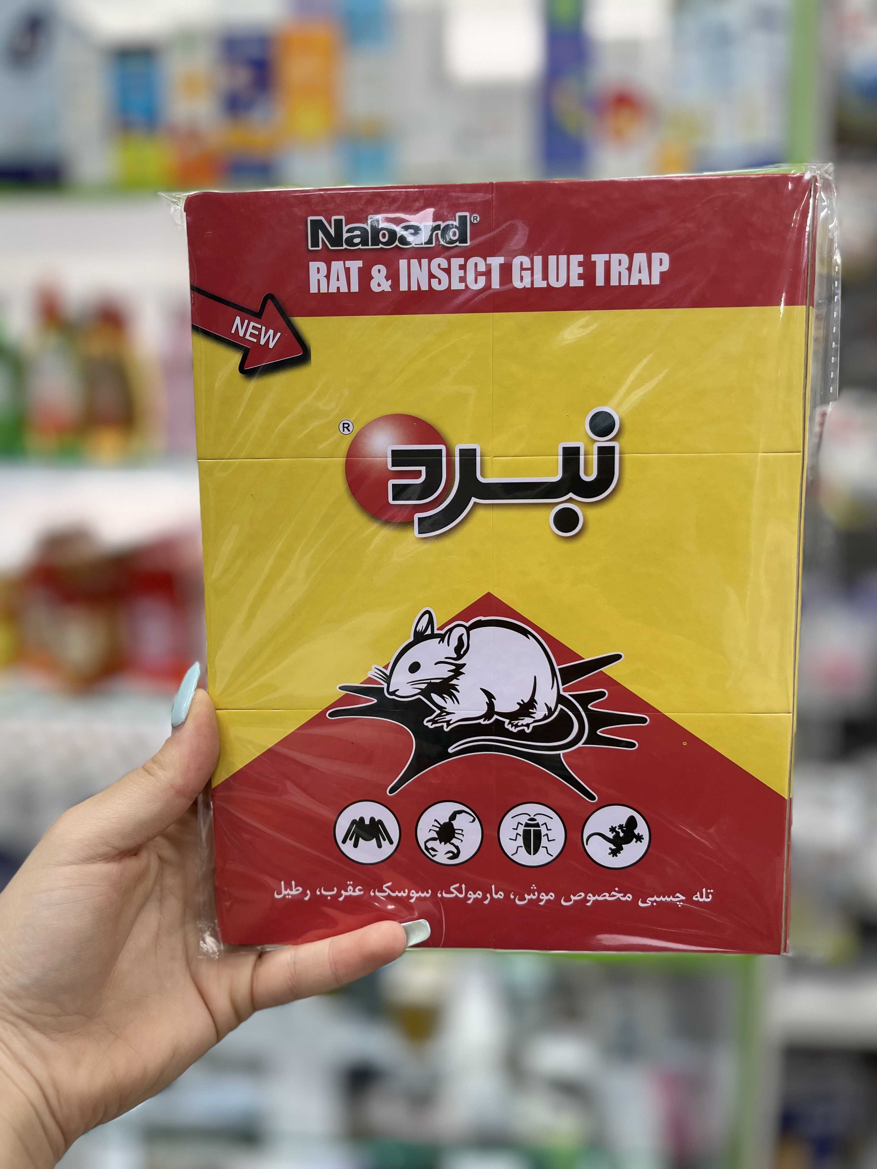 تله موش و حشرات چسبی نبرد