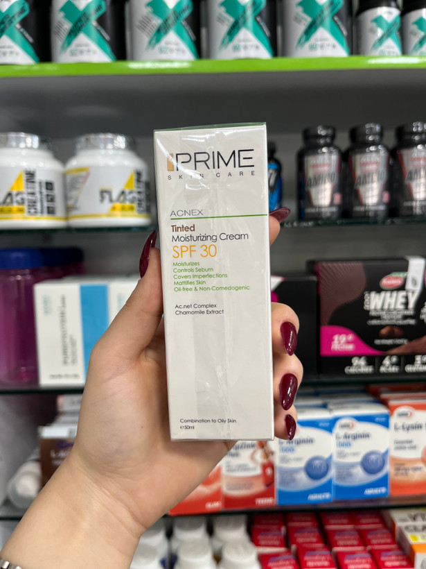کرم مرطوب کننده رنگی SPF30 پوست چرب پرایم