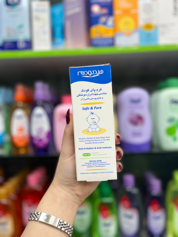 کرم سوختگی پای کودک هیدرودرم