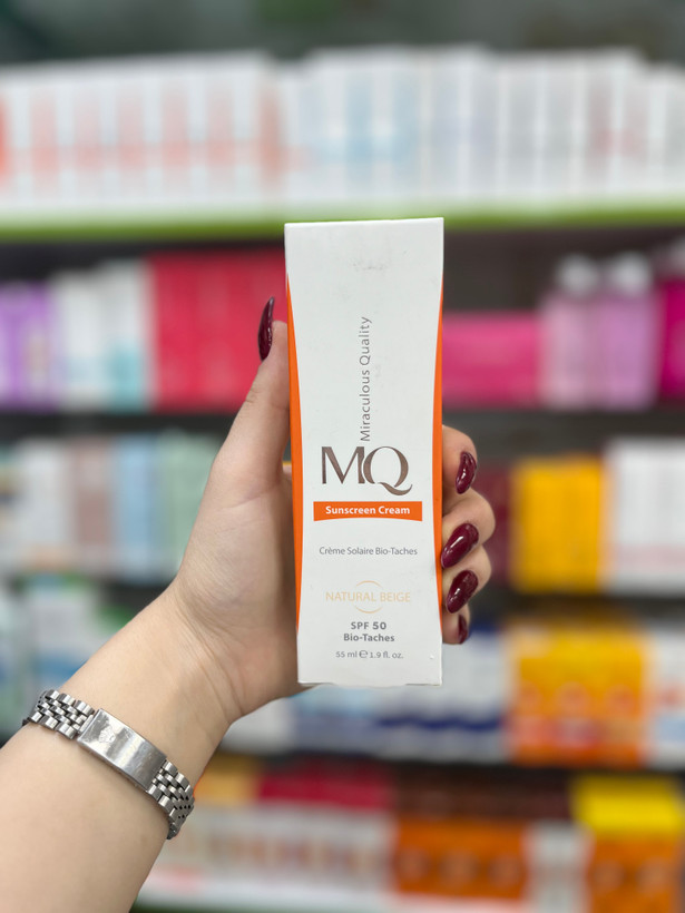 کرم ضد آفتاب بایوتچ SPF50 (بژ طبیعی) ام کیو