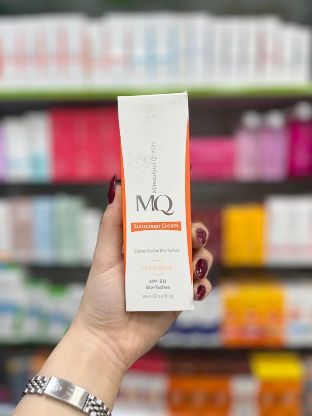 کرم ضد آفتاب بایوتچ SPF50 (بژ روشن) ام کیو