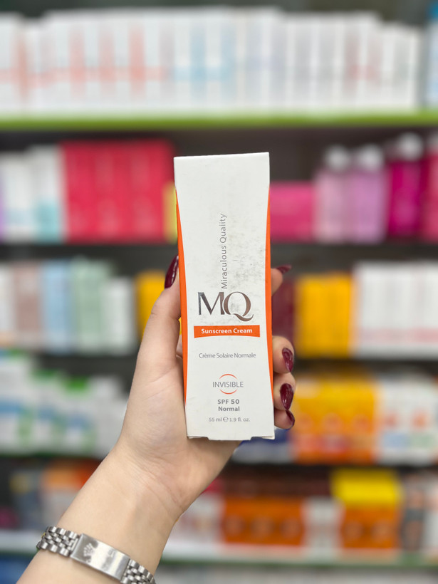 کرم ضد آفتاب نرمال SPF50 (بی رنگ) ام کیو