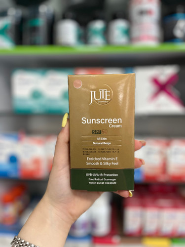 کرم ضد آفتاب ژوت SPF50 (بژ طبیعی) انواع پوست