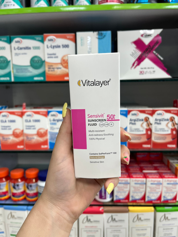 کرم ضد آفتاب سنسی ویت SPF50 بژ طبیعی ویتالیر