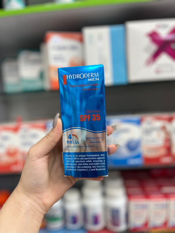کرم ضد آفتاب آقایان SPF35 هیدرودرم
